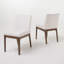 Ensemble de chaises de salle à manger contemporaines