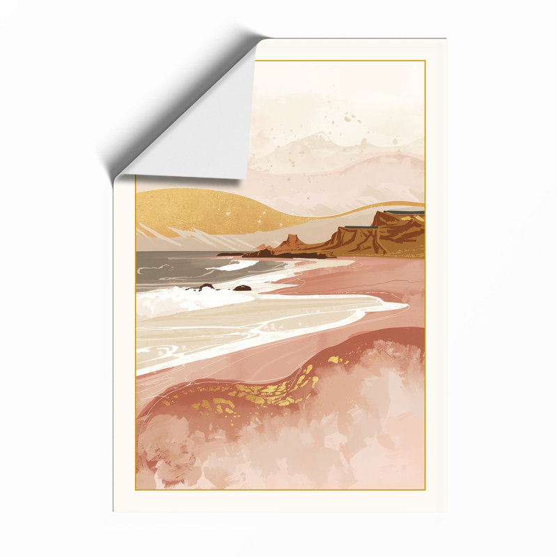 Dunes at Dusk Coastal - Framed Print, Unframed, A4 - 29.7 x 21.0 cm