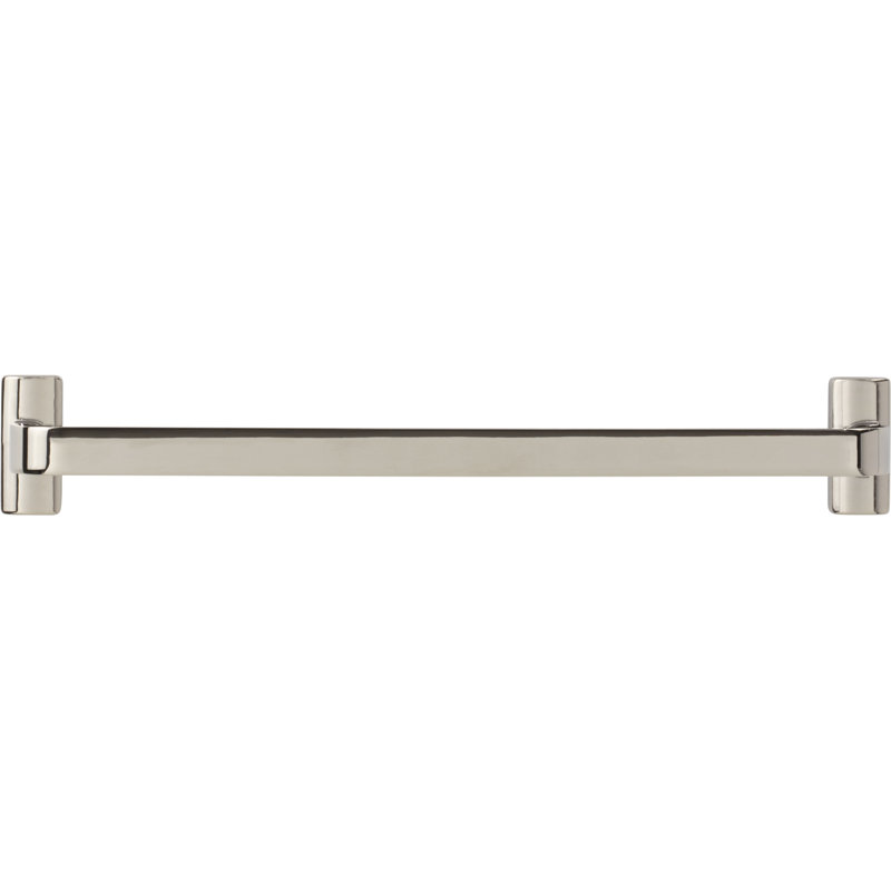 Harrison Appliance Pull, Polished Nickel, 12" Center to Center