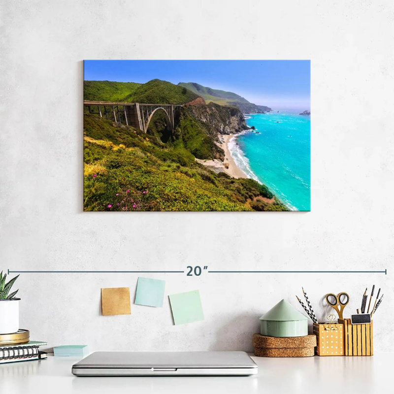 Lilie Scenic Bixby Creek Bridge, H 8 po x l 12 po