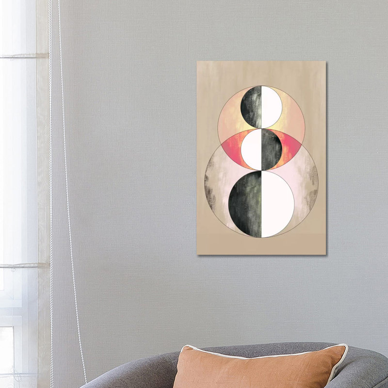 Modern Art - Geometric Prism (After Delaunay) - Wrapped Canvas Print, 66.04 cm H x 45.72 cm W x 3.175 cm D