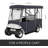 Golf Cart Enclosure, Polyester Driving Enclosure, Club Car Covers Universal Fits For 2+2 Passenger Golf Carts, Sunproof And Dustproof Outdoor Cart Cover-119014359-119014358