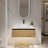 30" Floating Bathroom Vanity with Ceramic Sink & Soft-Close Drawer-1110567334