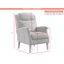 Spinnerstown 69cm Wide Tufted Polyester Armchair-1117742487