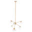 Lustre sphérique spoutnik 6 lumières Vincenza