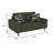 Necattin Pillow Back Loveseat-1077631523