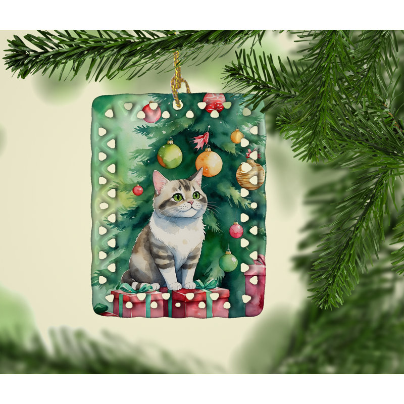 Ornement en porcelaine Li Hua, Li Hua Cat