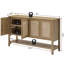 Buffet polyvalent avec 4 portes et 1 tablette ouverte Pomodoro Boho-1768686849