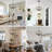 4-Light Dimmable Farmhouse Chandelier in Black and Brown Metal, Geometric Lantern Candle-Style, Ideal for Kitchen Islands, Dining & Entryways-125490531-125490530