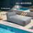 Outdoor Chaise Lounge Chair Patio Lounge Sofa-1335077241