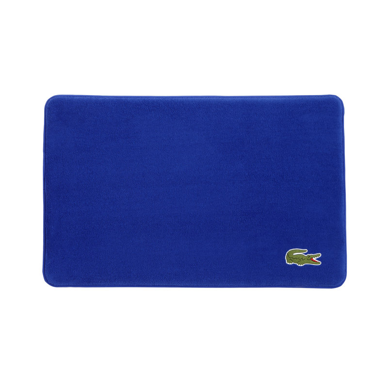 Tapis antidérapant pour salle de bain Lacoc, Bleu surf