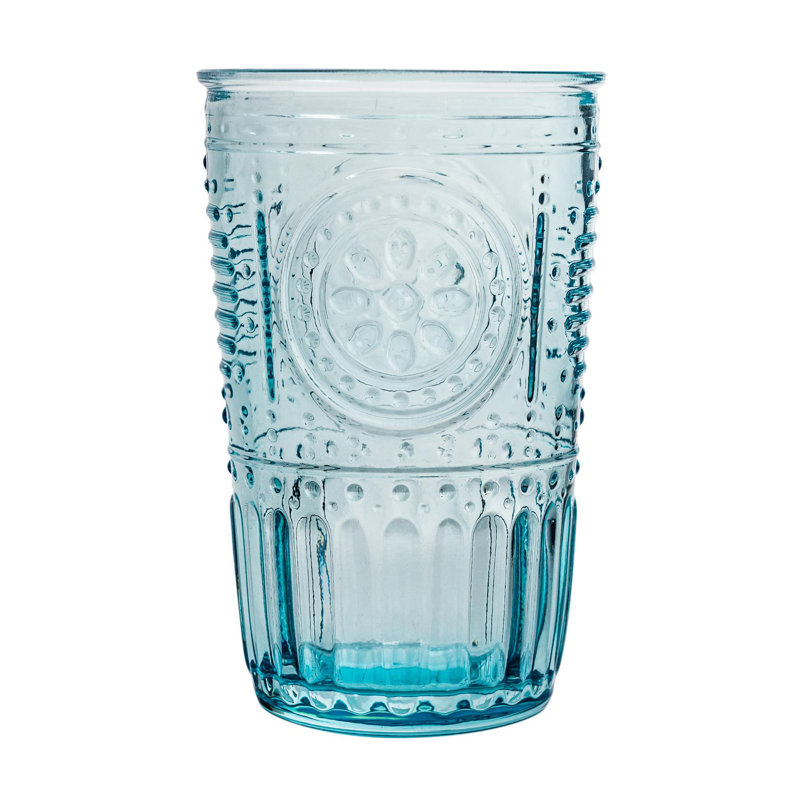 Romantic H Romantic Romantic Highball Glasses, Blue, 340