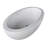 Kekehun 75.5'' x 40.5'' Soaking Solid Surface Bathtub