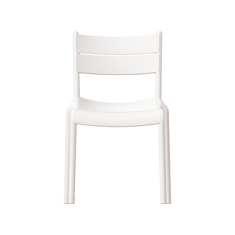 Loar Stackable Side Chair, White