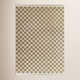 Habra Checkered Recycled Taupe / Ivory Rug