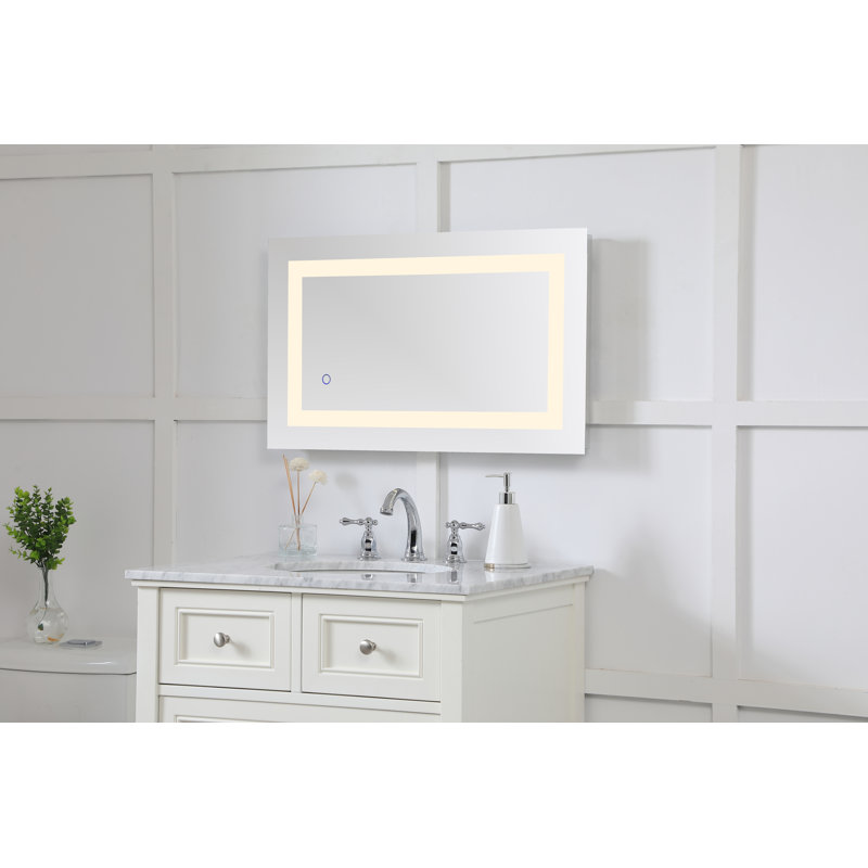 Miroir de salle de bain Scoles, 30 po x 18 po