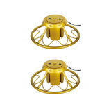 Home Heritage Golden Rotating Tree Stand for Trees up to 9 Feet Tall (2 Pack)