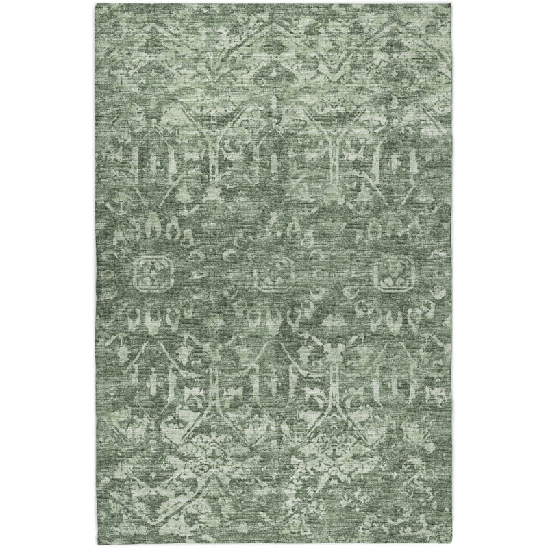 Tapis à poils longs Dream, Vert, 5 pi x 7 pi 6 po