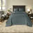 Reversible King Bedding Sets, Polyester Quilted Modern Comfort For Home