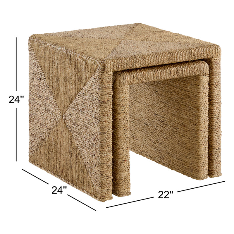 Woven Nesting Table