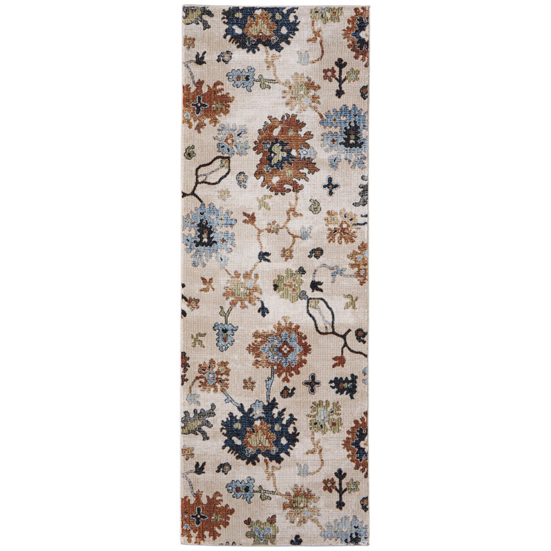 Claymore Performance Floral Indoor Rug, Runner 2'6" x 7'3"