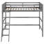 Lit mezzanine en bois massif avec échelle-1292527037