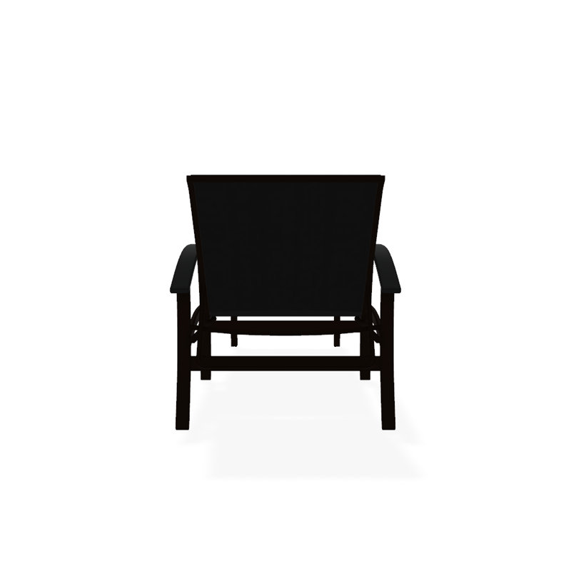 Belle Isle Outdoor Chaise Lounge, Classic Graphite P30, Black 5D Sunbrella®, Textured Kona