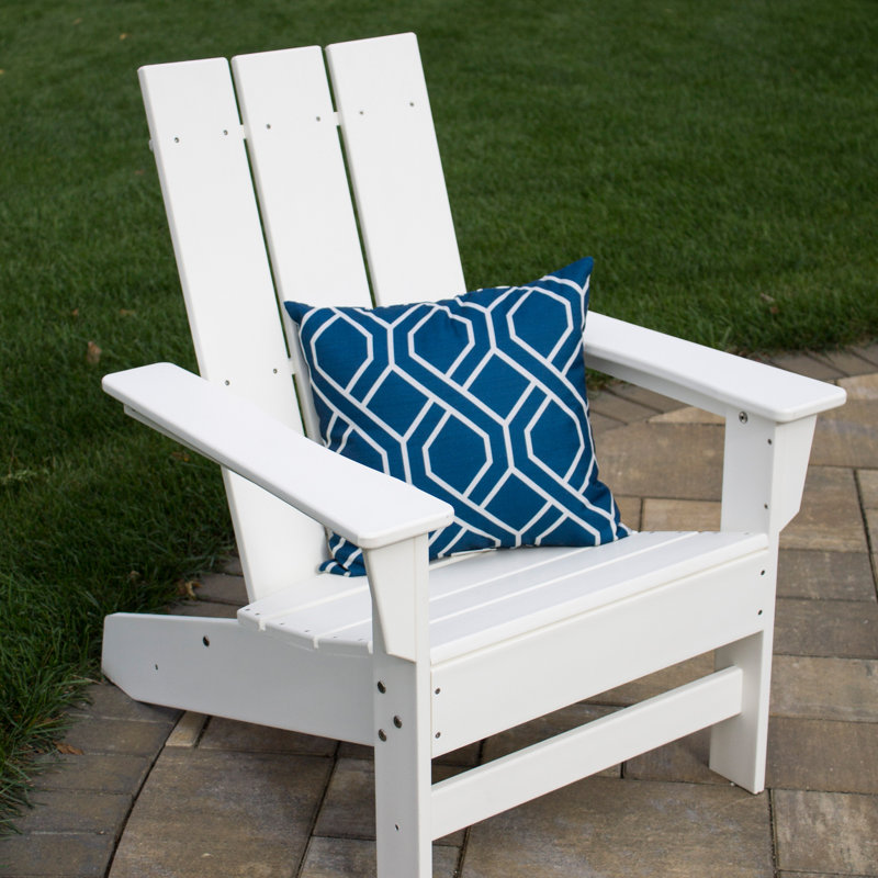Chaise Adirondack en PEHD toutes saisons Ratcliff, Blanc