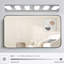 Meuble-lavabo pour salle de bain - 6 lumières, brouillard, miroir moderne à 6 lumières, base en acier inoxydable-1135924237