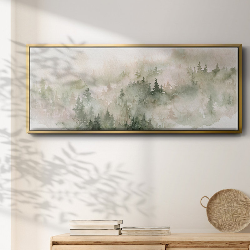Misty Mountain Sides- Framed Canvas