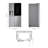 LG 27 cu. ft. Side by Side Smart Refrigerator w/ InstaView and Craft Ice-93534895