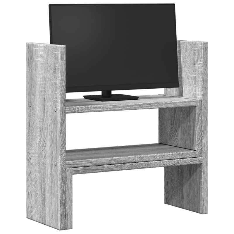 Shantee Manufactured Wood Desk Organiser, Grey Sonoma