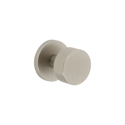 Viaggio Circolo Rosette Privacy avec bouton Circolo en laiton en nickel satiné