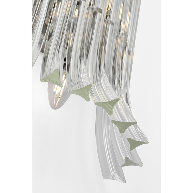 AERIN Rhine 21" Sconce with Crystal, Polished Nickel