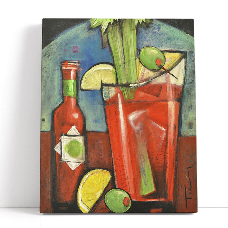 Art sanglant - reproduction d'art sur toile, H 45 po x l 36 po