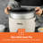 GEEPAS 2.2L Rice Cooker & Steamer with Keep Warm Function, 900W