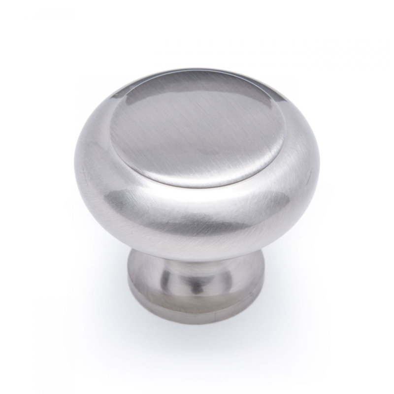 CK Series 1 1/4" Diameter Mushroom Knob, Satin Nickel (Pewter)