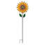 Piquet de jardin en métal à texture de fleur avec finition thermolaquée et roulement à billes durable-125844651
