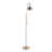 Emery Industrial Floor Lamp In Nickel