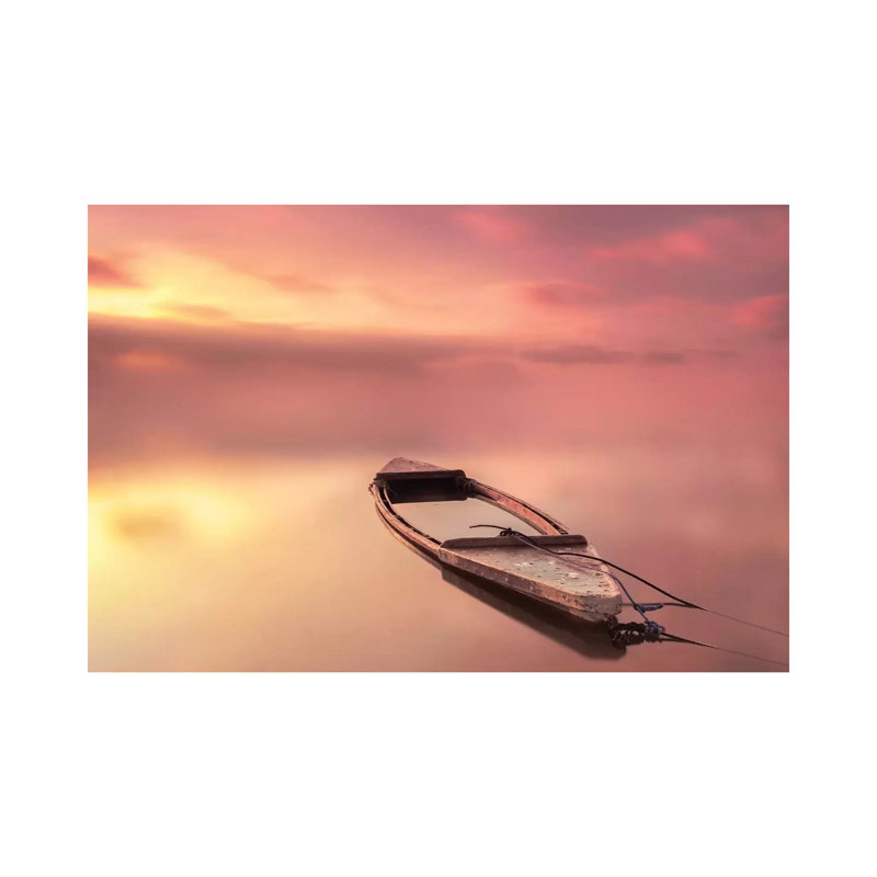 The Boat by Joaquin Guerola - Wrapped Canvas Gallery-Wrapped Canvas Giclée, 20.32 cm H x 30.48 cm W