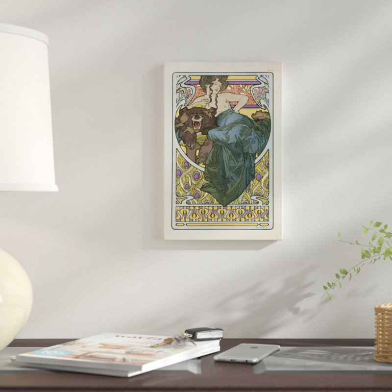 «Plate 47 from documents Decoratifs», impression sur toile, H 18 po x l 12 po x P 1,5 po, Pas de tapis, Toile tendue
