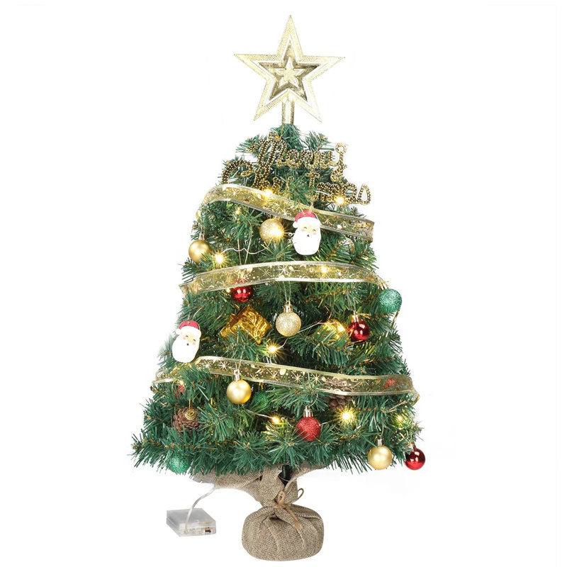 1.97' H Lighted Artificial Christmas Tree