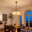 Lustre tambour en verre 4 lumières-611746809