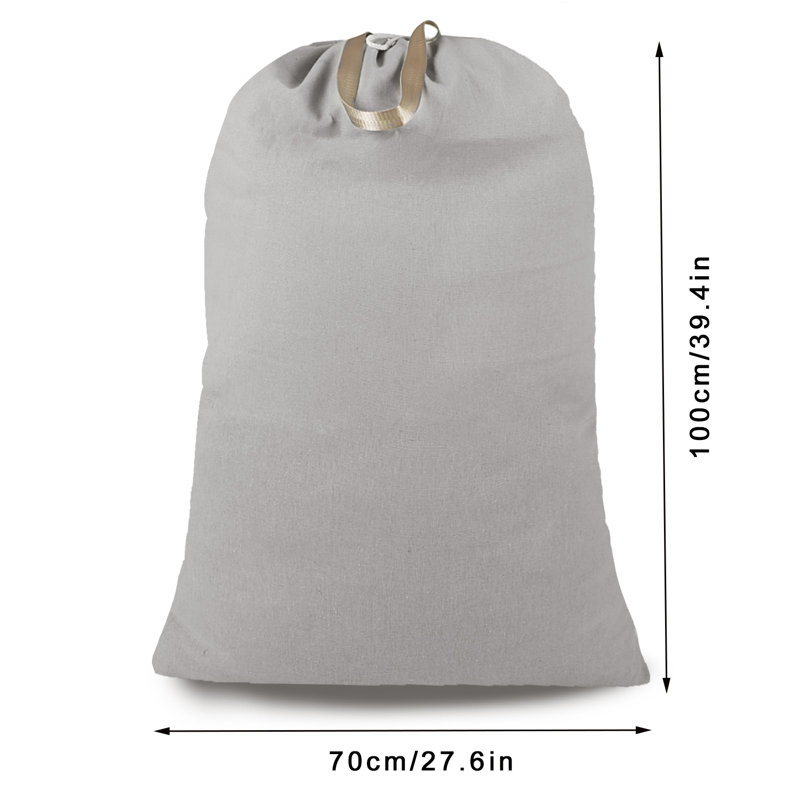 Sac à linge en tissu, Gris