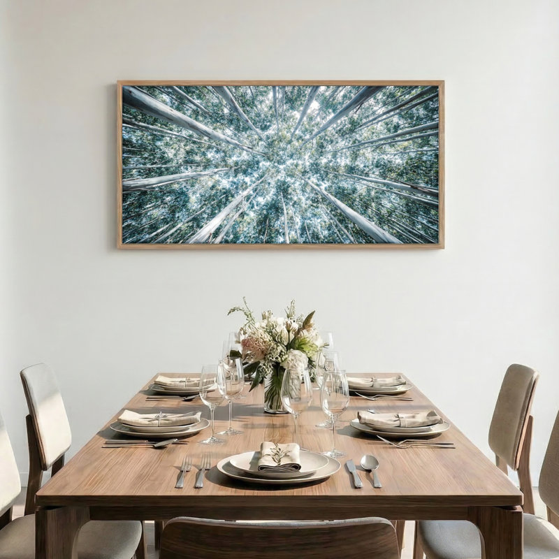 «Forest Canopy», reproduction d'art sur toile encadrée de 1 x 58 po x 28 po, 58 po x 28 po