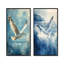 Mouette dans la brise I - animaux, art sur toile 2 panneaux-289627909-289627911