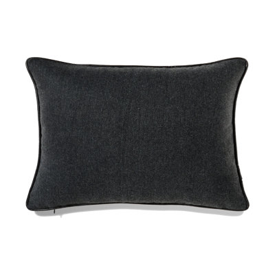 Herringbone Texture With Pu Pipingwith Polyester Insert Pillow