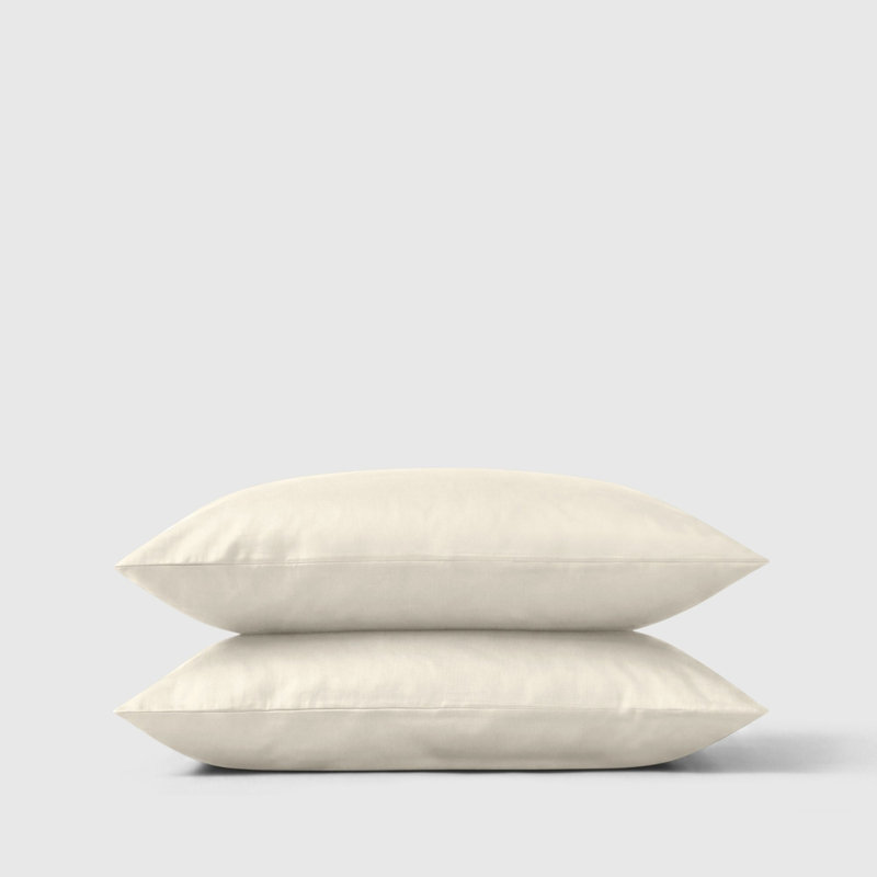 Machine Woven Pillow Case, Cream, Standard