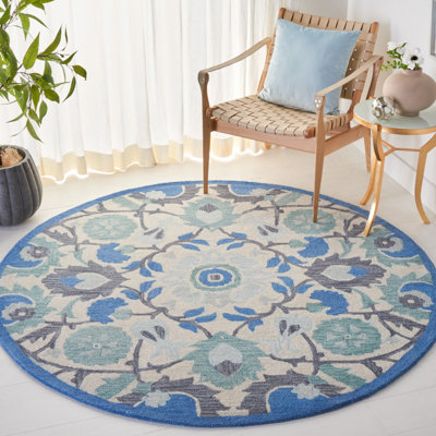 Antiquity Hand Tufted Wool Floral Rug