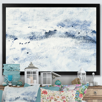 « blue wipe out », reproduction d’art sur toile